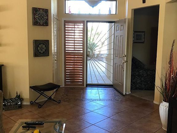 Entry to open concept living area.