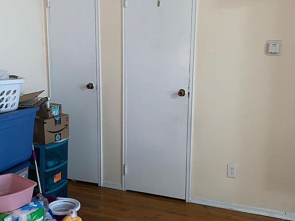 Two of five closets in apartment