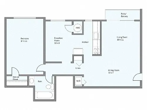 Floor plan Wellington