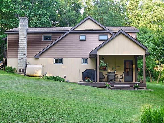 Side and covered deck