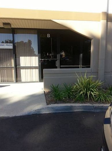 View from parking lot