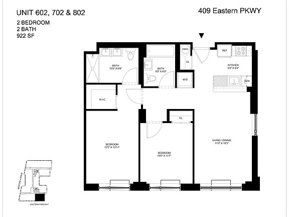 2nd image of 409 Eastern Pkwy APT 602