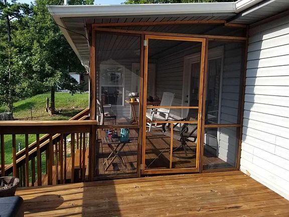back deck to screened porch