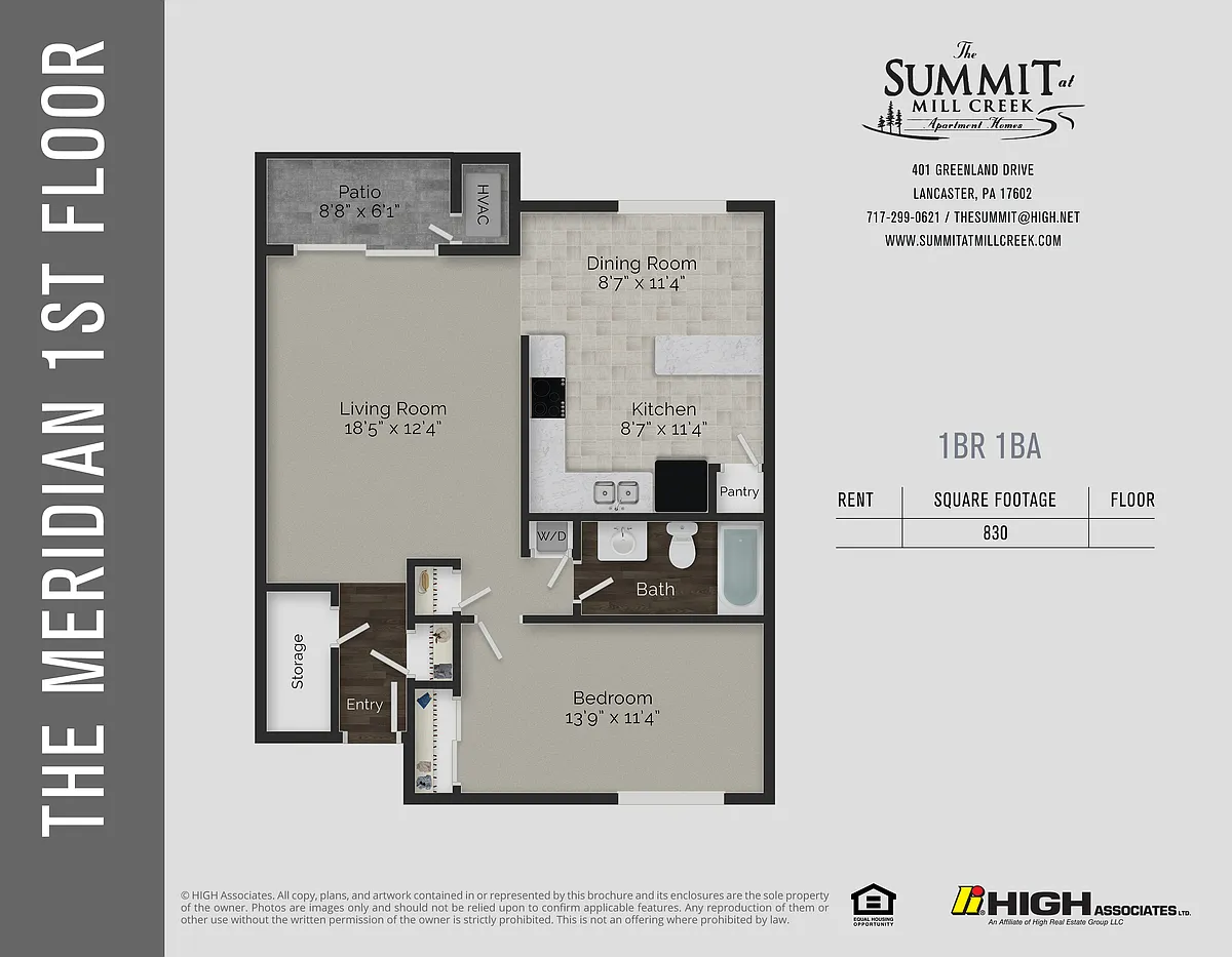 Floor plan Meridian