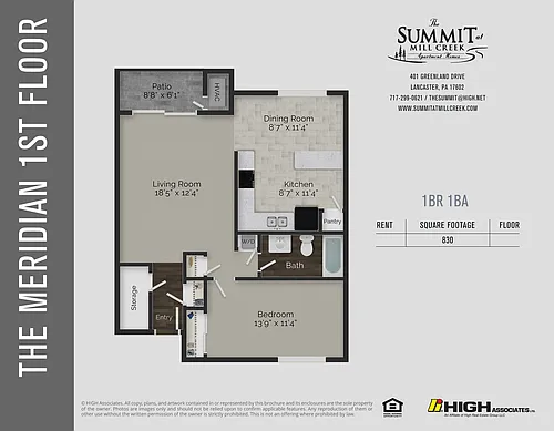 Floor plan Meridian