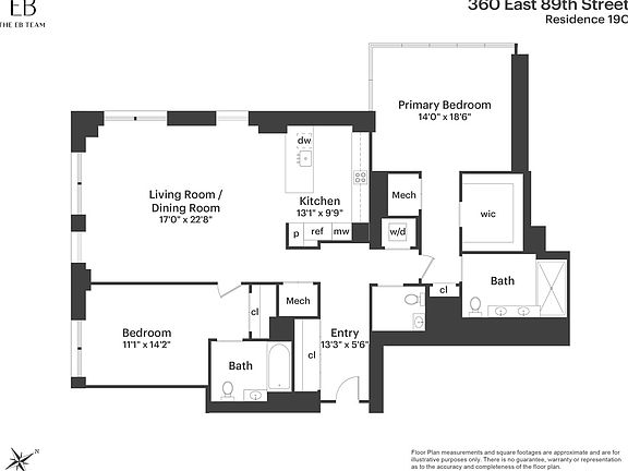 2nd image of 360 E 89th St #19C