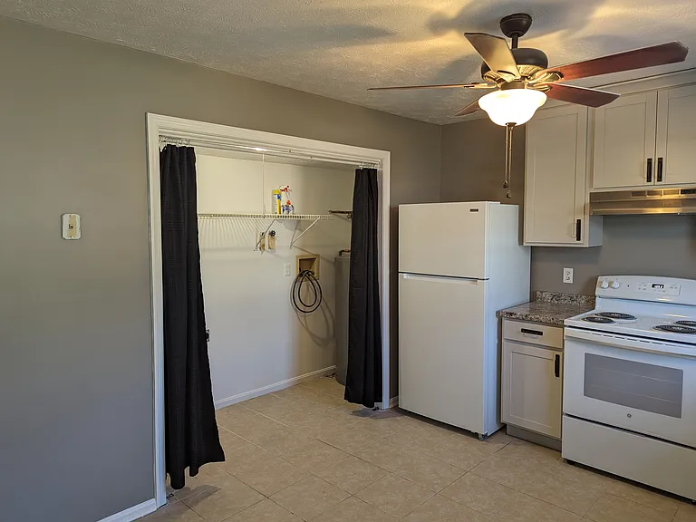 Washer and dryer hook-ups.