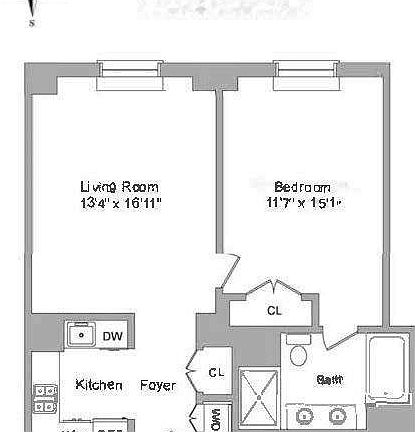 2nd image of 100 W 58th St APT 11E