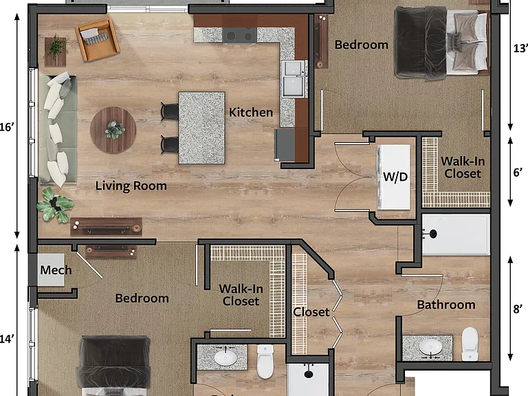 D Floor plan D Floor plan
