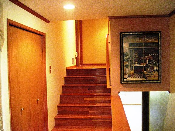 Gleaming, new hardwood floors run throughout the whole upper level!