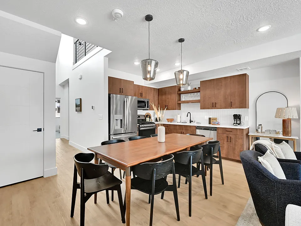 Kitchen and Dining Table that seats Eight