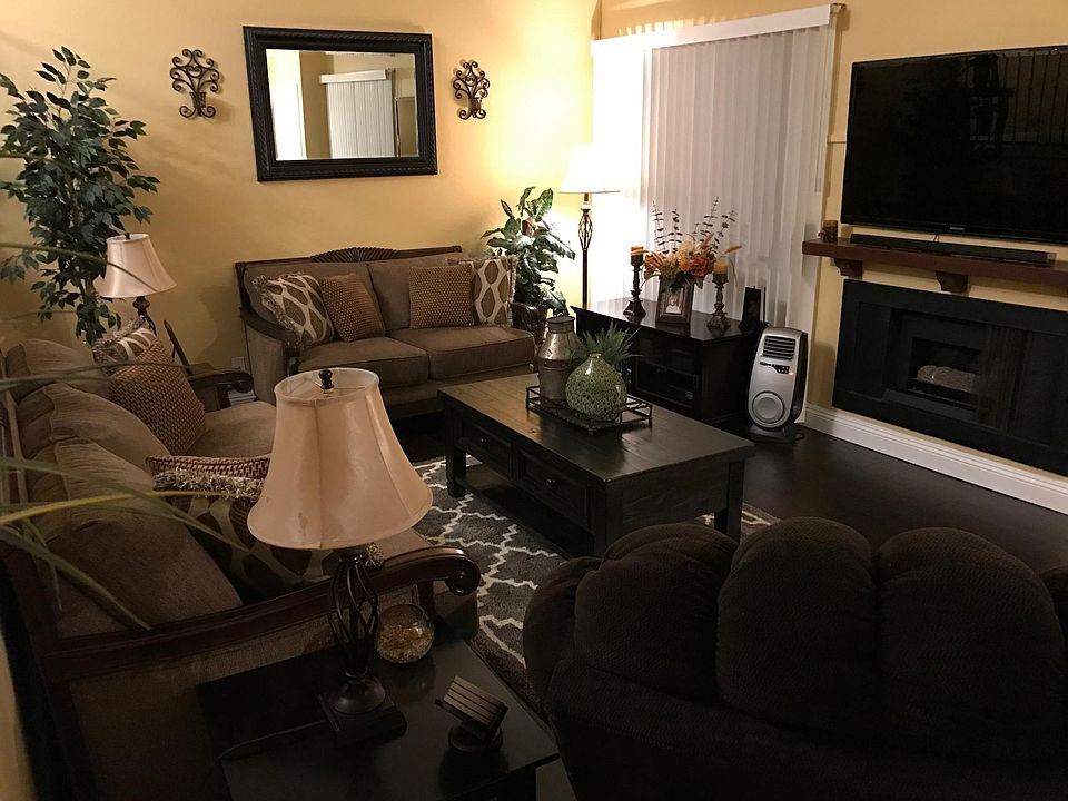 Living room area and entrance