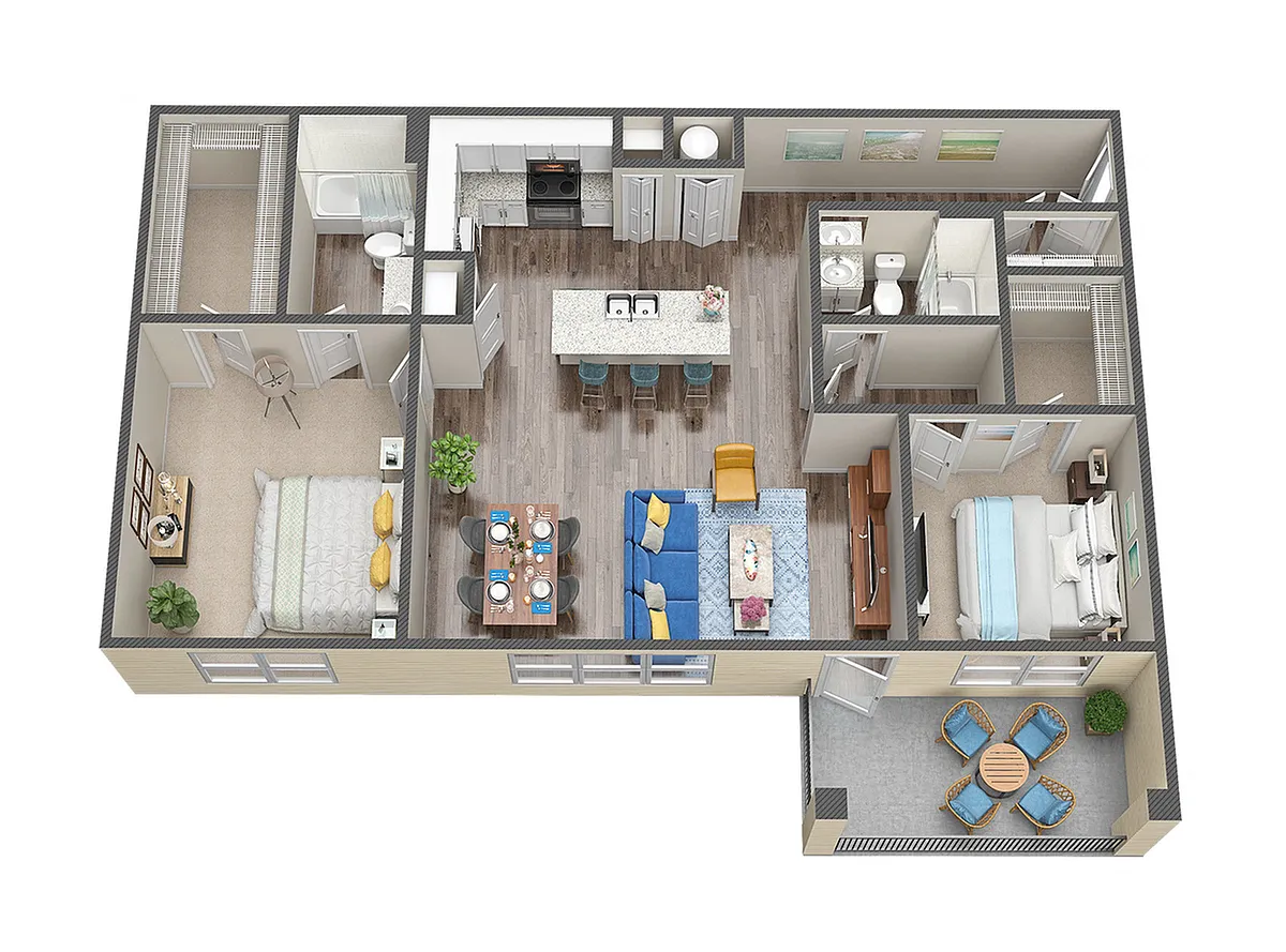 Floor plan B2