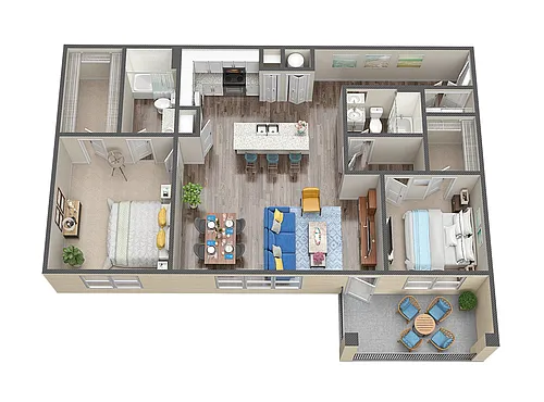 Floor plan B2