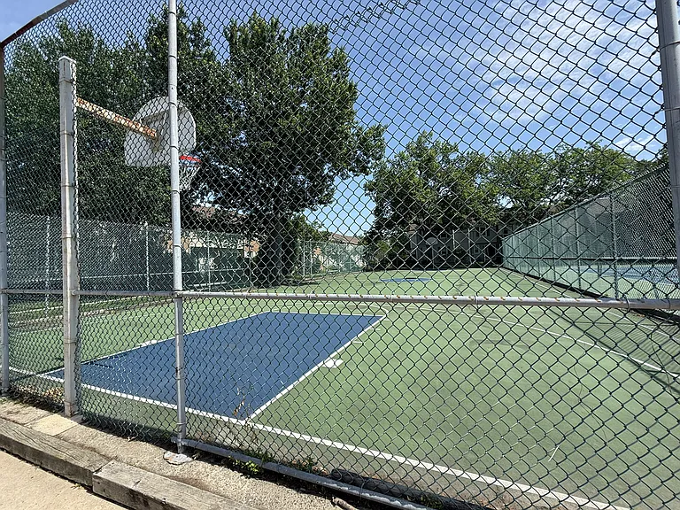 Community basketball court
