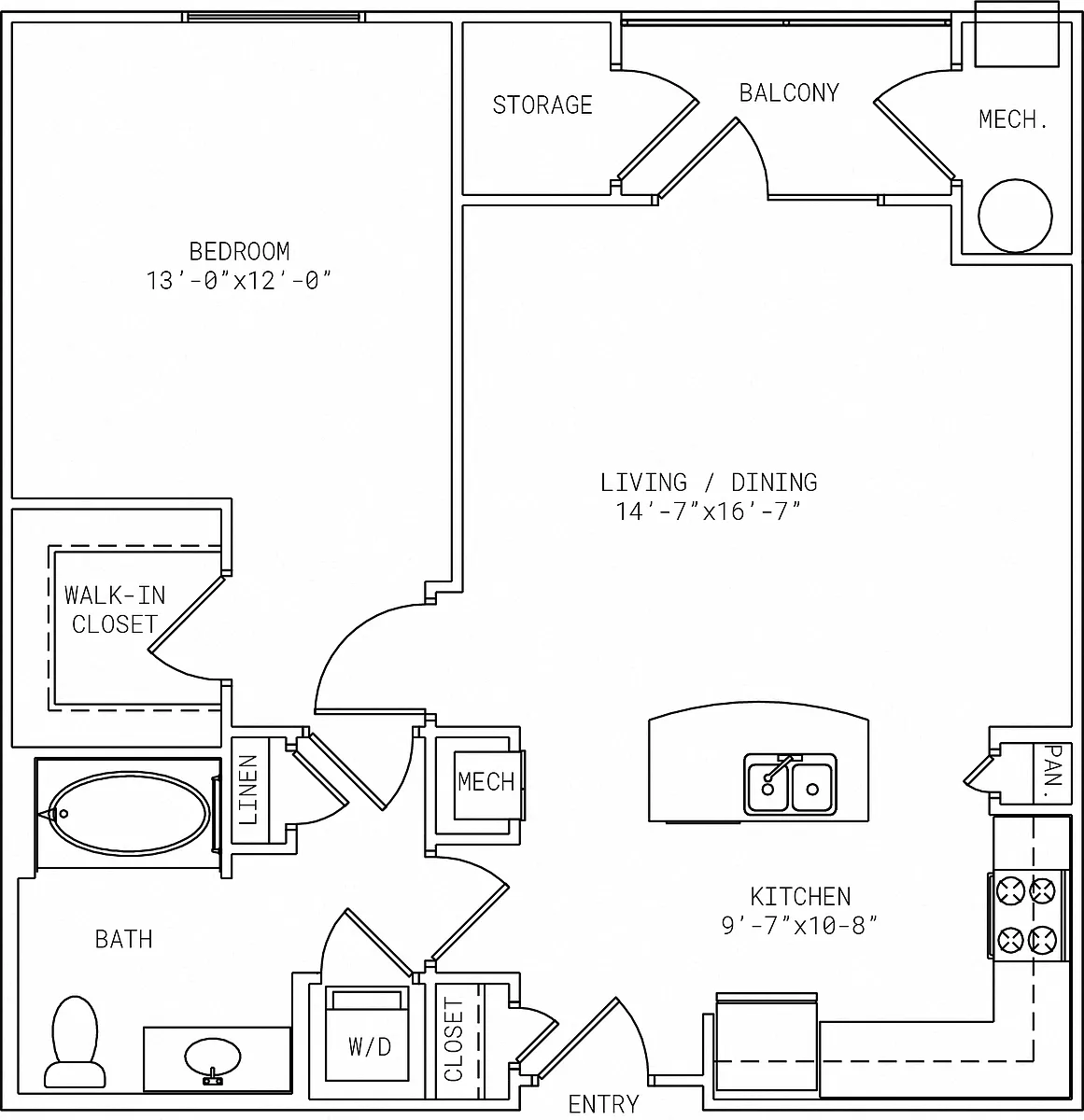 Floor plan 1-A8