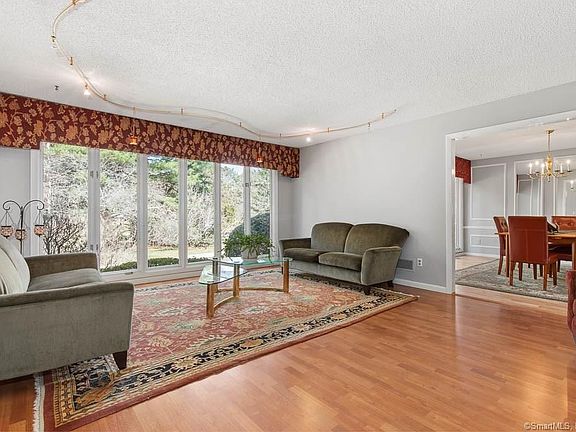 Living room to dining room. Freshly painted this spring!