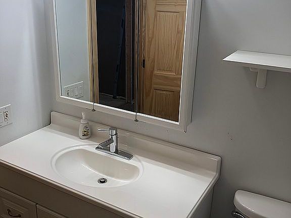 New vanity hall bath