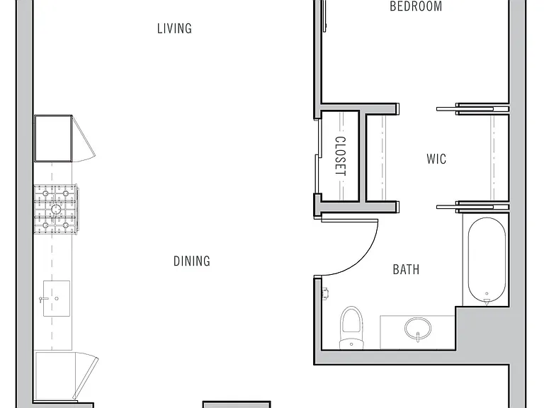 Circa LA - H - 1 Beds - 1 Baths - 868 Sq. ft.