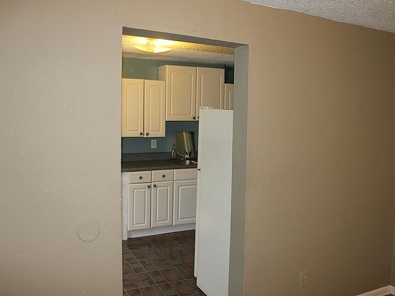 View into the kitchen from the living room