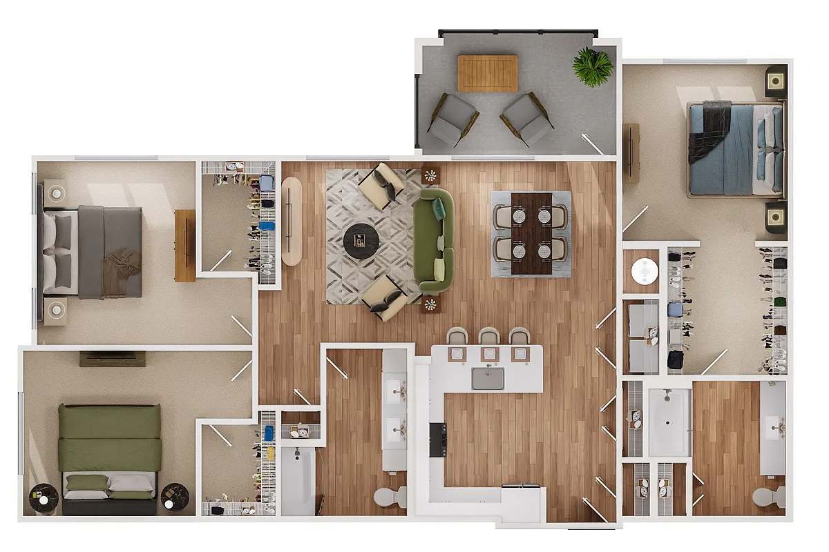 Floor plan 3A