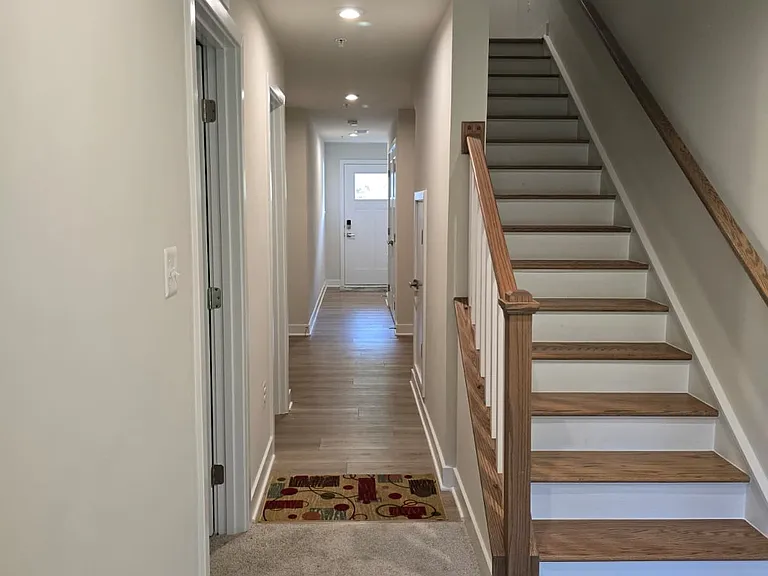 Stairway to second floor.