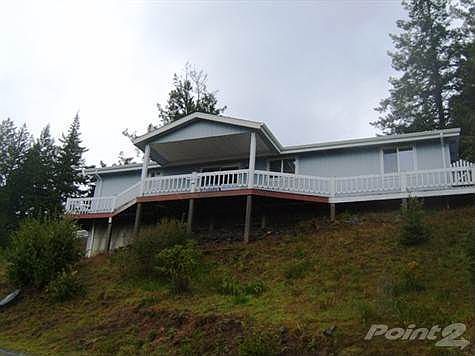 Outside deck and house