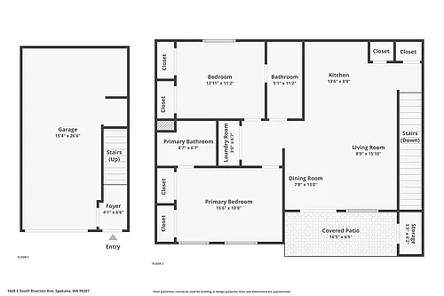 Floor plan 2x2 Duplex