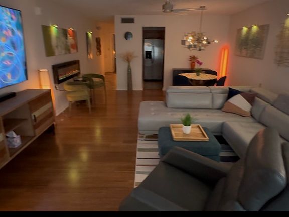 main living room and dining area view from lanai
