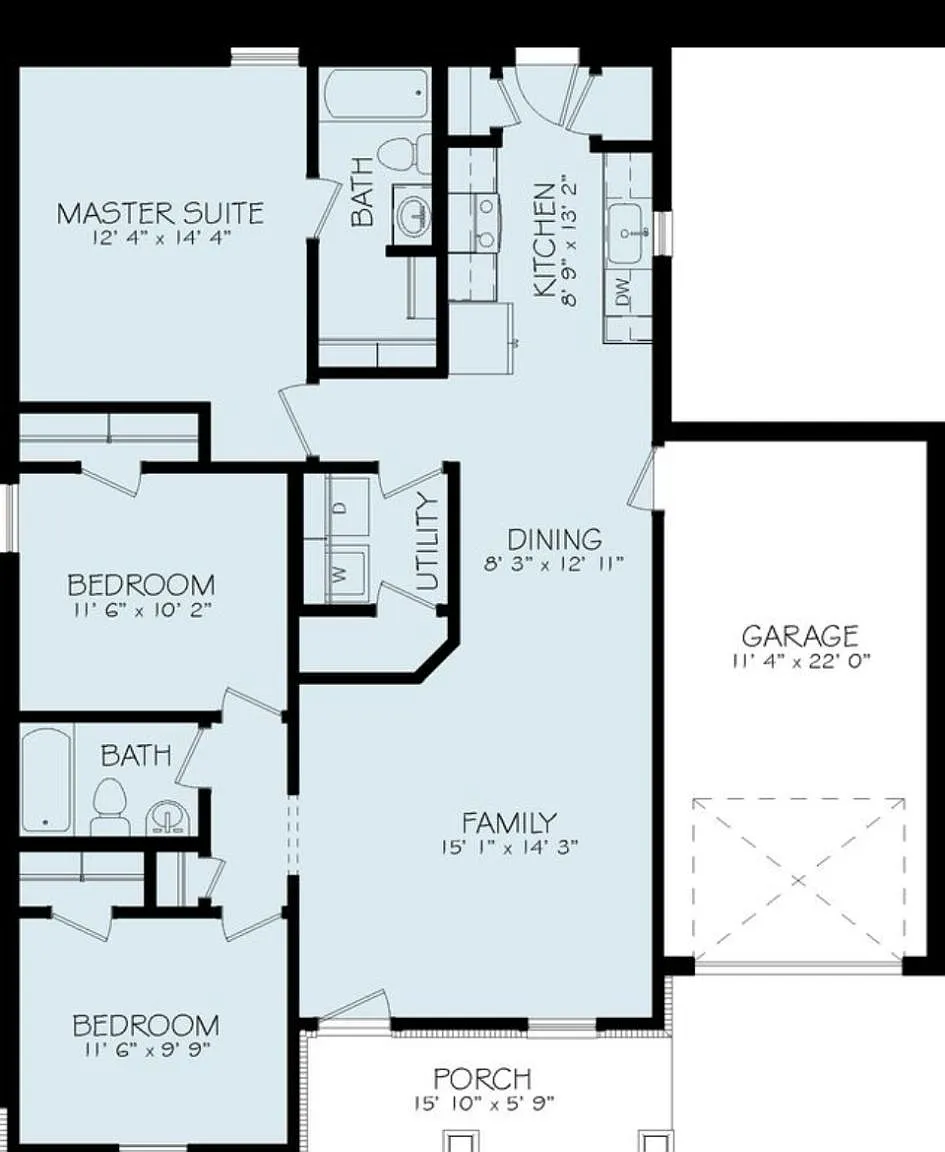 3 bed, 1247 sqft, $1,450 — Photo 3