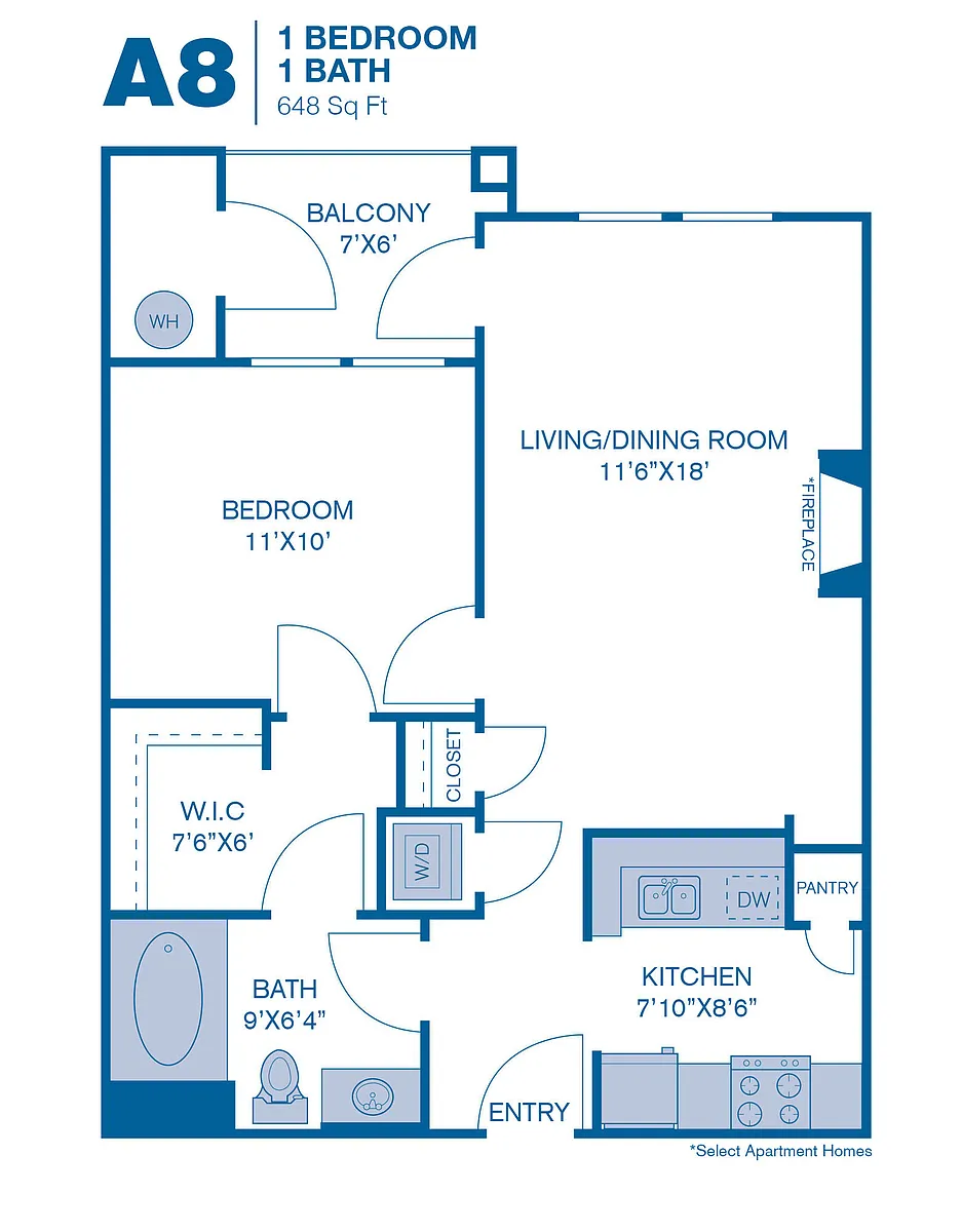 Floor plan A8