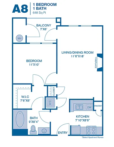 Floor plan A8