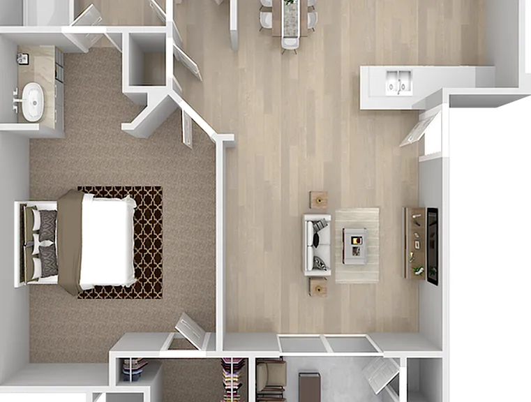 1 Bedroom 1 Bath 1 Bedroom 1 Bath