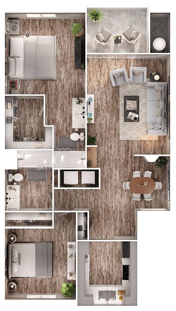 Floor plan McKinley