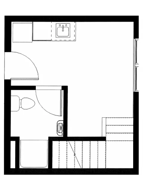 Floor plan Loft B