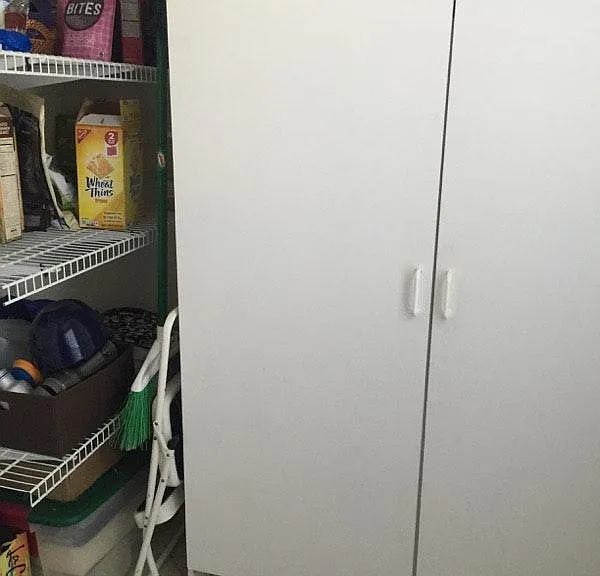 Pantry in Laundry Room directly off the kitchen