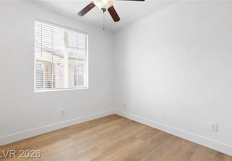 Bedroom 2 with ceiling light/fan