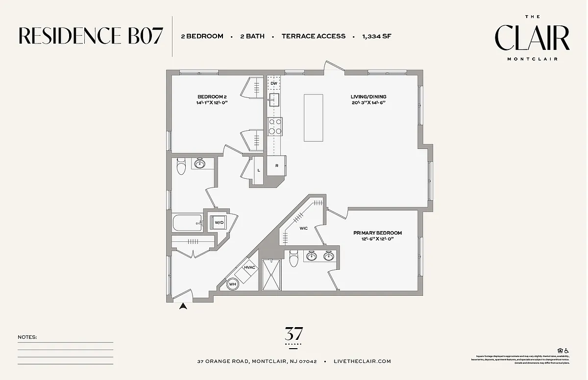 Floor plan B7