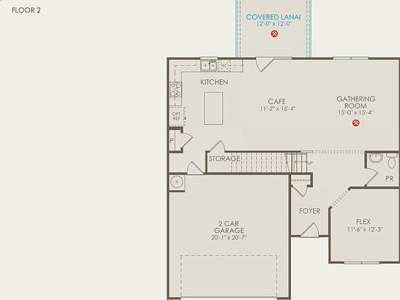 Rosella Floor Plan, Quick Move-In Home, Floor 1