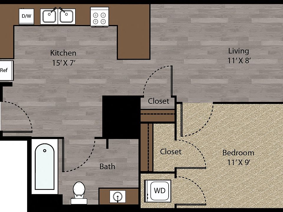 2nd image of 8216 City Centre Dr #612