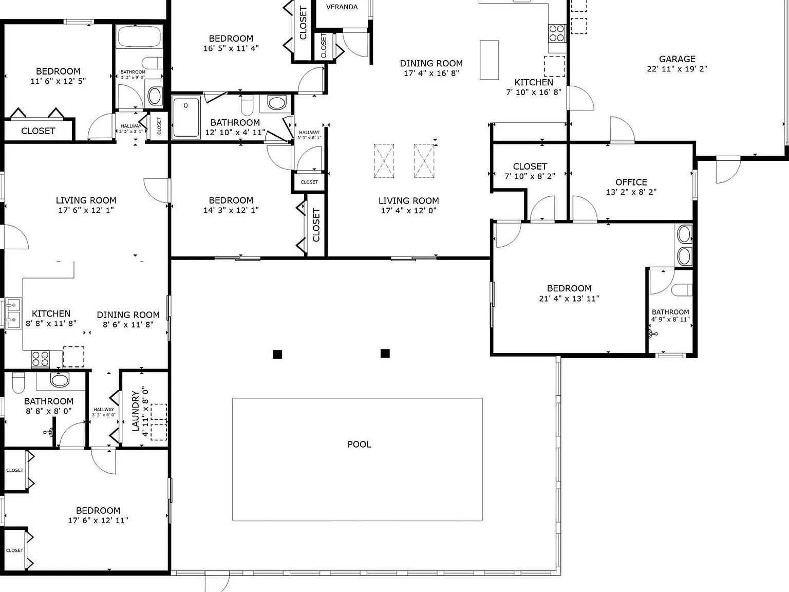 6 bed, 5.0 bath, 2523 sqft, $2,000 — Photo 2