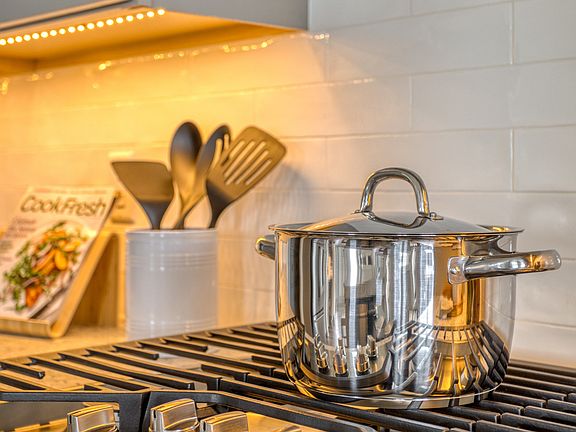 Stainless steel kitchen cook top