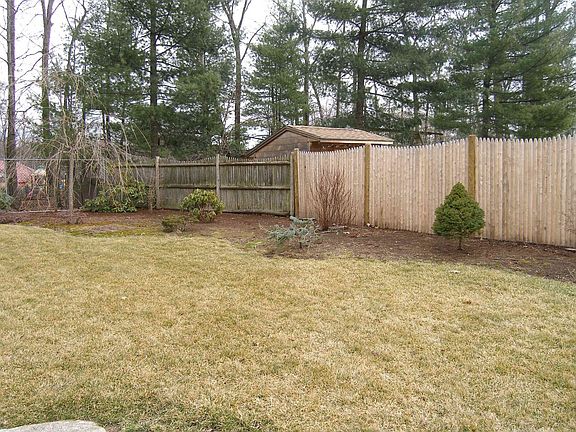 Fenced yard