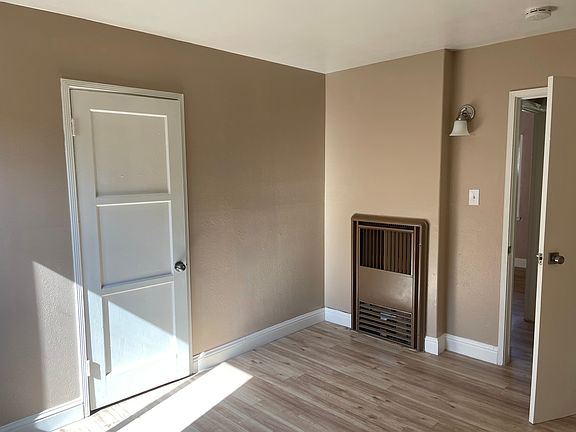 Bedroom with walk-in closet.