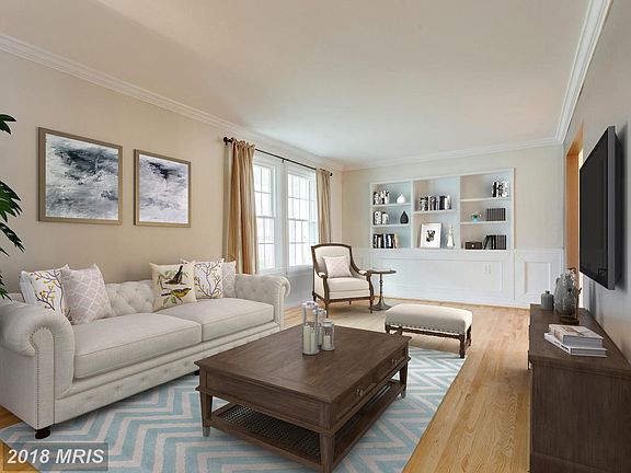 Living Room Virtually Staged for Your Convenience