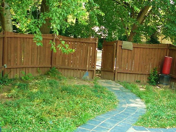 Large, Fenced Yard with Slate Patio and Walkway!  