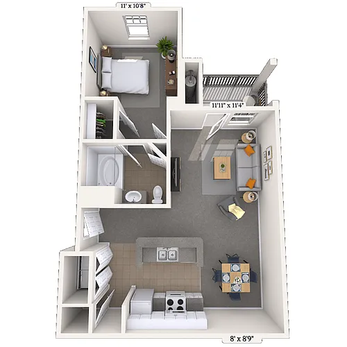Floor plan 11B