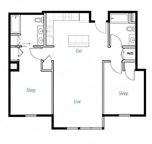 Floor plan A1- 2A
