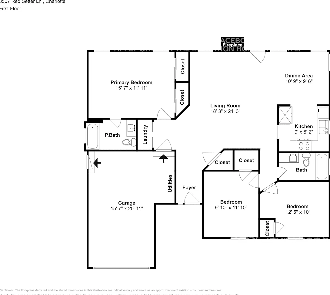 8507 Red Setter Ln Charlotte, NC 28227 — Photo 2