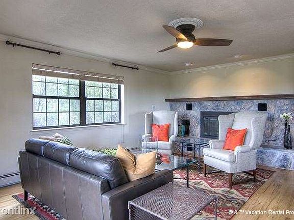 Relive your adventures in our spacious living room!